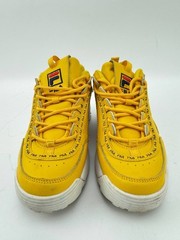 Fila Disruptor 2 Premium Repeat K ‚Canary Yellow‘ 3FM00406-743 Kids Shoes Sz 7