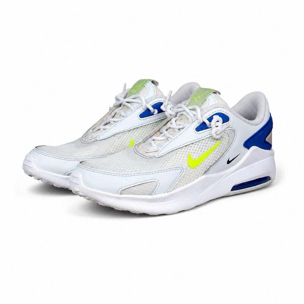 Nike Air Max Bolt GS Pure Platinum Royal Volt Size 5Y CW1626-004 Running Shoes