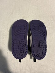 Nike Air Jordan 1 Mid ‘Dark Iris’ Toddler’s White, Black, Purple Shoes Size 10C