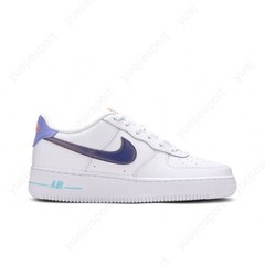 Nike Air Force 1 Lv8 1 Gs White Dark Purple Dust DC8188-100