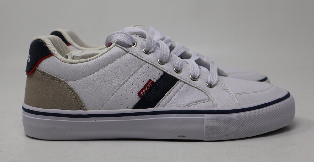 Levi’s Kids Avery Unisex Synthetic Leather Casual Lace Up Sneaker Shoe Size 5