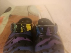Crocs Children’s sz 7C Multicolor Slingback Sandals Clogs #14