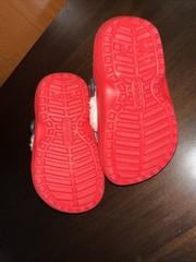 Children’s Crocs, Santa themed, Light weight, classic clog, Red And Black