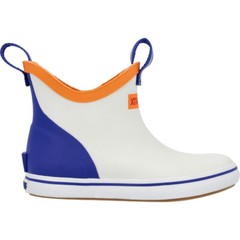 Xtratuf Kid’s Ankle Deck Boot – White Multi/Blue XKAB100