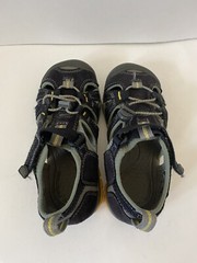 Keen Youth Waterproof Sandals Black Light Blue Waterproof Size 12