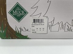 Tried On Muck Element Kids Pink Pull On Waterproof Comfort Mid Boots 1 Youth