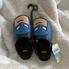 DC Comics Batman Kids Clog Sandals Blue Black Size 11-12