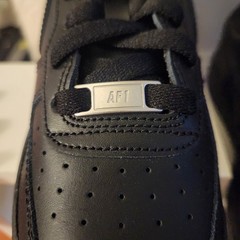 NIKE Air Force 1 LE Low GS – Triple Black -FV5951-001 Big Kids Size 7Y – NIB