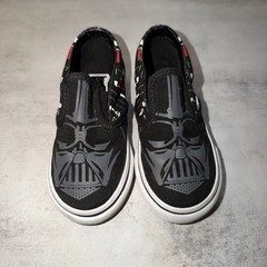 Vans X Star Wars Darth Vader The Dark Side Slip On Shoes Sneakers Toddlers 7.5