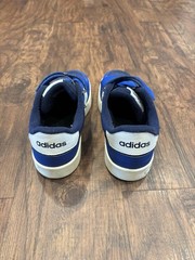Kid’s Adidas Breakbase Sneaker Size 3 Navy/Gray/Royal NEW
