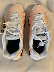 Nike Air Max Dn8 GS White/Black Total Orange Shoes HF7310-100 Youth 7