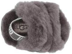 UGG Kids‘ Fluff Yeah Slide Slipper Toddler (1-4 Years) 9 Toddler Charcoal EU 26