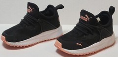 Puma Pacer Next Cage Black Slip On Sneaker Shoes Toddler Size 5C 366425-11