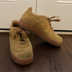 Nike Air Force 1 LV8 GS Flax Suede Unisex Kids Sneakers 6Y BQ5485-700