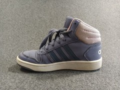 Adidas Hoops Mid Top 2.0 Athletic Sneakers Shoes Youth 1 Purple Pink Basketball