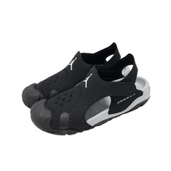 Nike Jordan OTDR Sandal PS Black White Wolf Grey Kid Preschool Casual HV8552-001