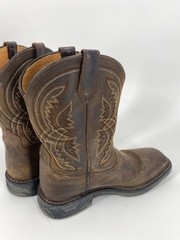 ARIAT WorkHog XT Coil Cowboy Boot Youth US 3 Brown Leather Square 10042412