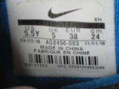 Nike Kyrie Just Do It Kid’s Size 5.5Y Black/Pink/Blue Basketball Shoes 8949