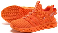Youth Kids Girls/Boys Running Shoes (1 Big Kid, Orange)