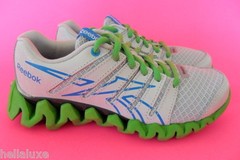 Reebok ZIG TECH SHARK Running Trainers Casual Shoes school gym YOUTHS size 1 NEW