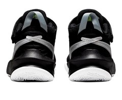 Nike Boy’s /Team Hustle D 10 (Big Kid) Black/Metallic Silver/Volt/White Size5.5Y
