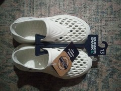 Rugged Shark Koi Fish White Slip On Water Sport Shoes Sz. 13