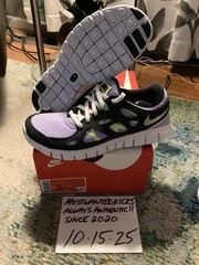 DS 2021 Nike Free Run 2 Low Purple Pulse Off Noir GS Sz 6Y/Women’s Sz 7.5