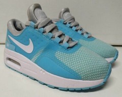 Nike Air Max Zero Essential PS White Blue Youth Shoe 881228-002 Multiple Sizes