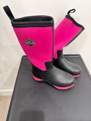 Muck Boot Rugged Ii Pull On Snow Youth Girls Black, Pink Casual Boots