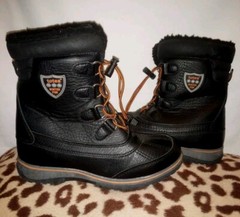 Totes Weather Protectors Kids 3M Black Blaine Boots 3M Thinsulate Mid calf