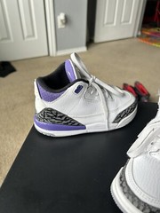 Size 9c (PS) – Jordan 3 Retro Mid Dark Iris (DM0968-105)