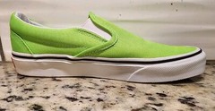 Vans Youth US 3.5M/5W Reef Classic Slip On Lime Green GREAT CONDITION!!!