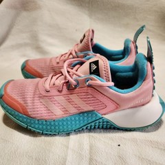 ADIDAS X LEGO® SPORT Size:3.5 SHOES SNEAKERS Color:LIGHT PINK BLUE WHITE GY2611