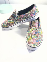 Vans Nintendo Super Mario Bros slip ons Game Over Kids 3