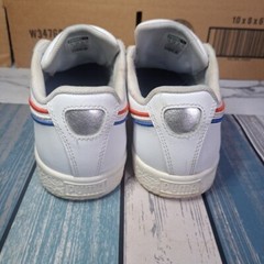 Puma Clyde Core Leather Casual Red White & Blue Shoes Low Top Sneakers Size 6C