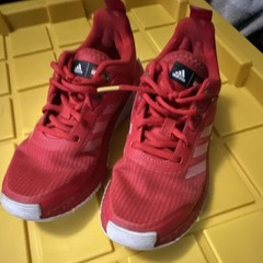 Lego adidas Primeblue Red White Unisex Kids Sneakers US 4.5 Lace Up Synthetic