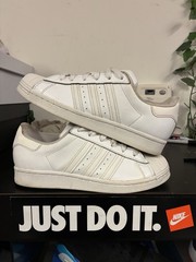 Size 6 adidas Superstar J White/White EF5399 Big Kid’s Unisex Shoes