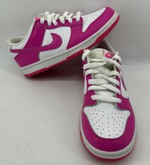 Nike Dunk Low Laser Fuchsia Pink GS FB9109-102 Boys Size 6.5Y New