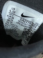 Nike Star Runner 3 GS Black White Gray Running Shoes DA2776-003 Kids 5.5Y Wmn 7