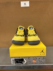 Clean Air Jordan 4 Retro GS Lightning 5Y/6.5 Women’s Preowned 408452-700