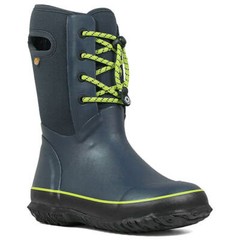 Bogs Kids‘ Boots Arcata Lace Snow, Navy, Size 1 (72442-410-010)