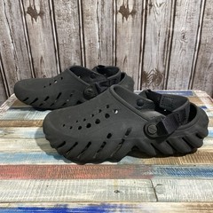 CROCS Echo Clog Black Unisex KIDS Size J5