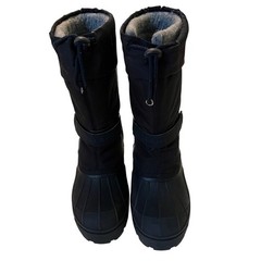 LL Bean Kids Snow Boots Black/purple Winter Cold Weather Insulated Buckle