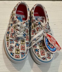 Vans Off The Wall Kid’s Where’s Waldo Postage Stamp Sneakers Shoes US Size 1