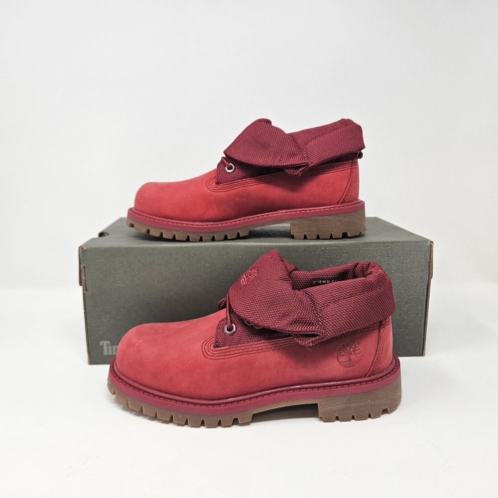 Youth Timberland Roll Top Boot ‚Red‘ Kids / TB0A16BV 626 / Size 2