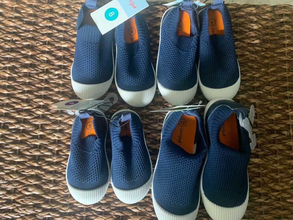 Toddler Navy Stretch Summer Shoes, Choose your size