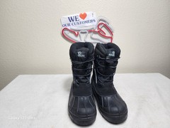 Magellan Outdoors Kids Winter Snow Boots Black Pull-On Thinsulate Size 3