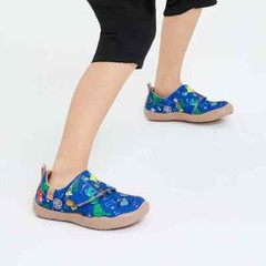 Kid Size UIN Slip On Shoes Canvas Comfortable Loafers „Jurassic Party“