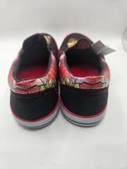 Marvel Avengers Iron Man Black Canvas Slip-On Shoes Sneaker Kid’s Boys Size US 5