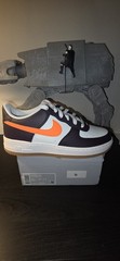 Nike Air Force 1 (GS) Unisex Kids Summit White/Total Orange/Black Sneaker 5.5Y
